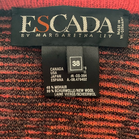 ESCADA MOHAIR Vintage cardigan - Picture 5 of 8